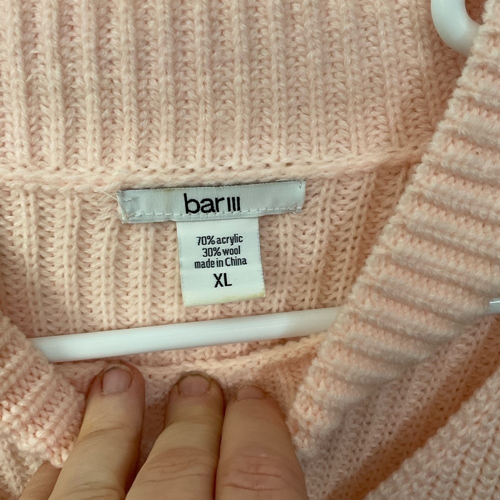 Bar III sweater. Wool blend. Size XL - Picture 7 of 8